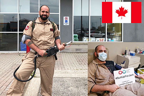 Ghostbuster Cosplayer